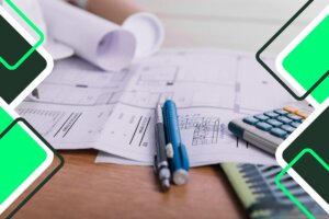 ISR - primer-plano-bolígrafos-y-calculadora-en-planos